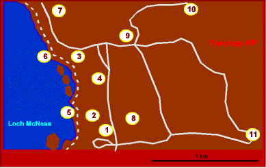 map of inner yanchep np...